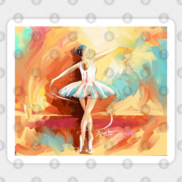 ballet dancer Sticker by mailsoncello